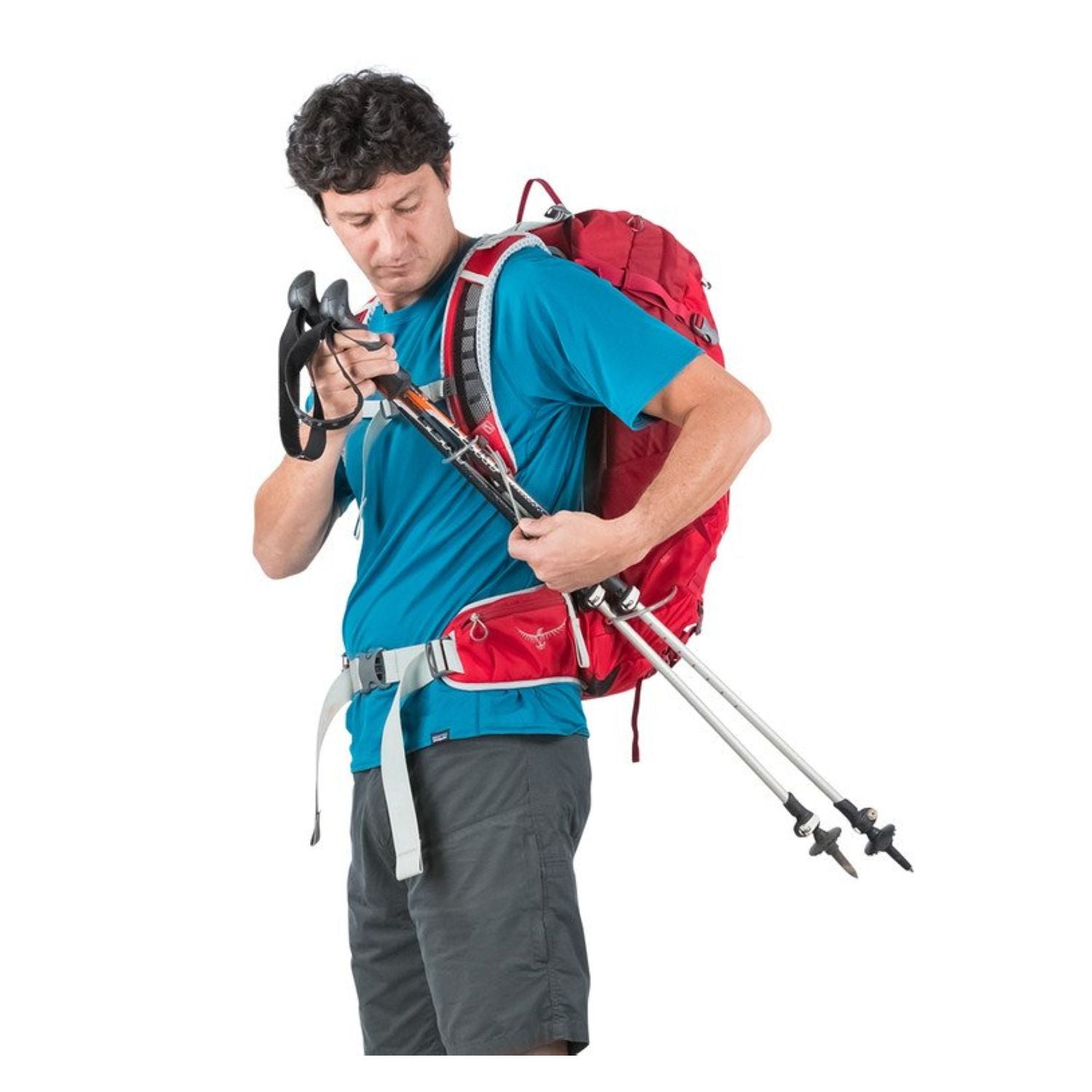 Osprey Stratos 34 Backpack - Medium/Large - Men's Day Hiking (Black)