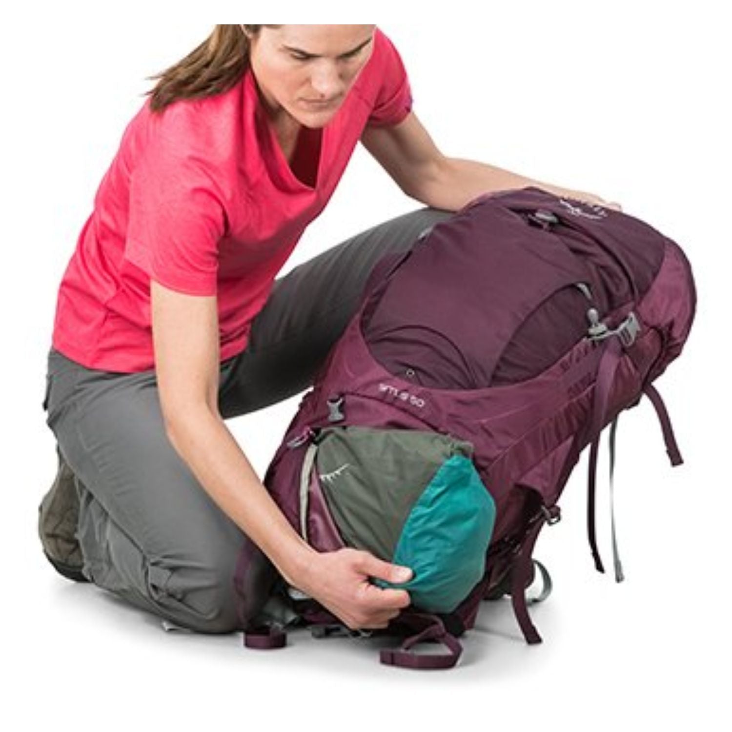 Osprey Stratos 50 Backpack - Small/Medium - Men's Light Backpacking (Black)