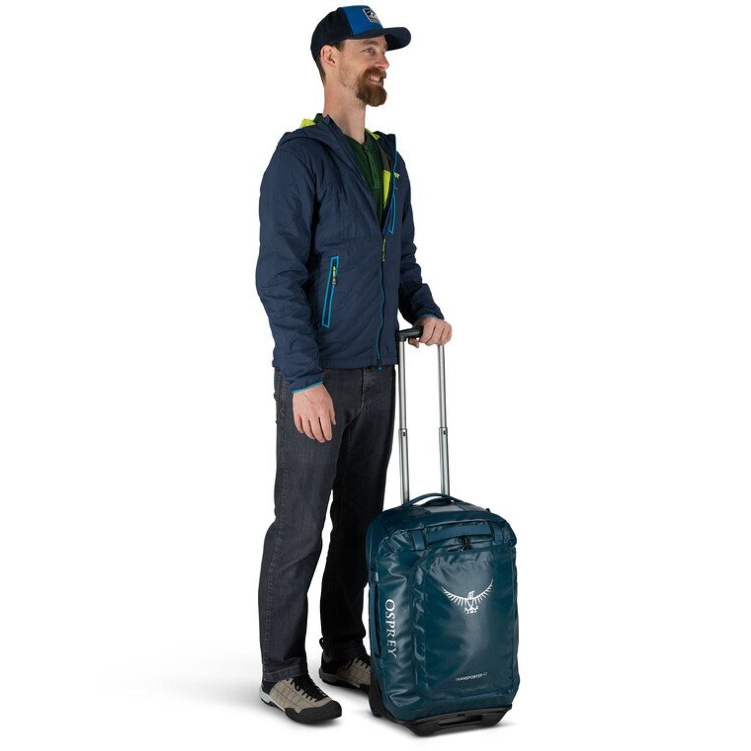 Osprey Transporter 40 Wheeled Duffel - Gear Hauler (Venturi Blue)