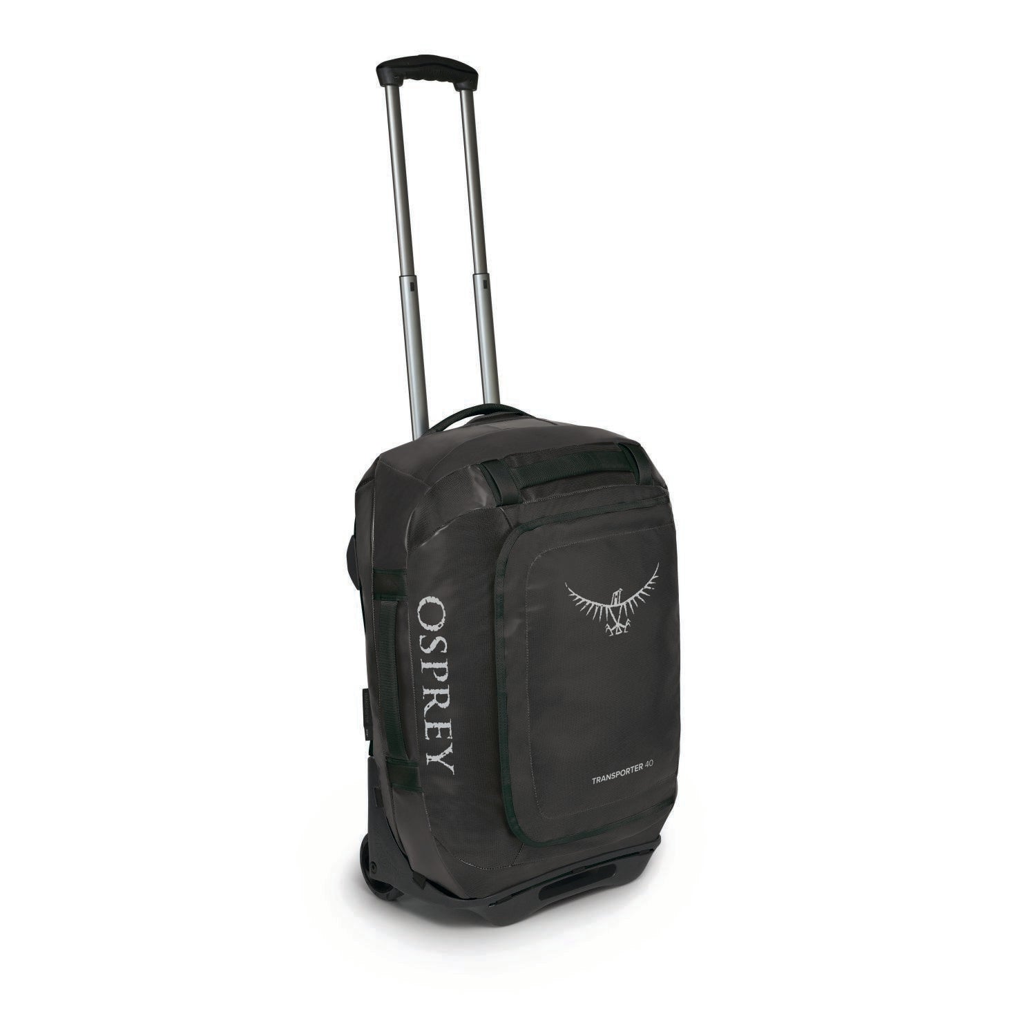 Osprey Transporter Wheeled Carry-On Duffel 40 - Travel Gear Hauler (Black V2)