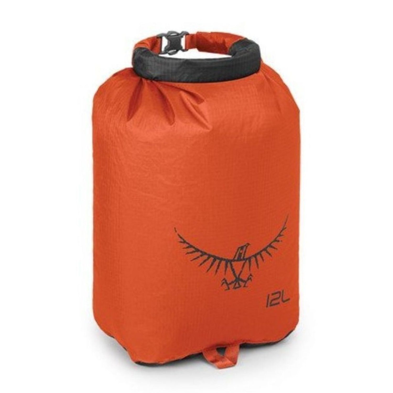 Osprey Ultralight Drysack 12L - Waterproof Storage - Non-Submersible (Poppy Orange)