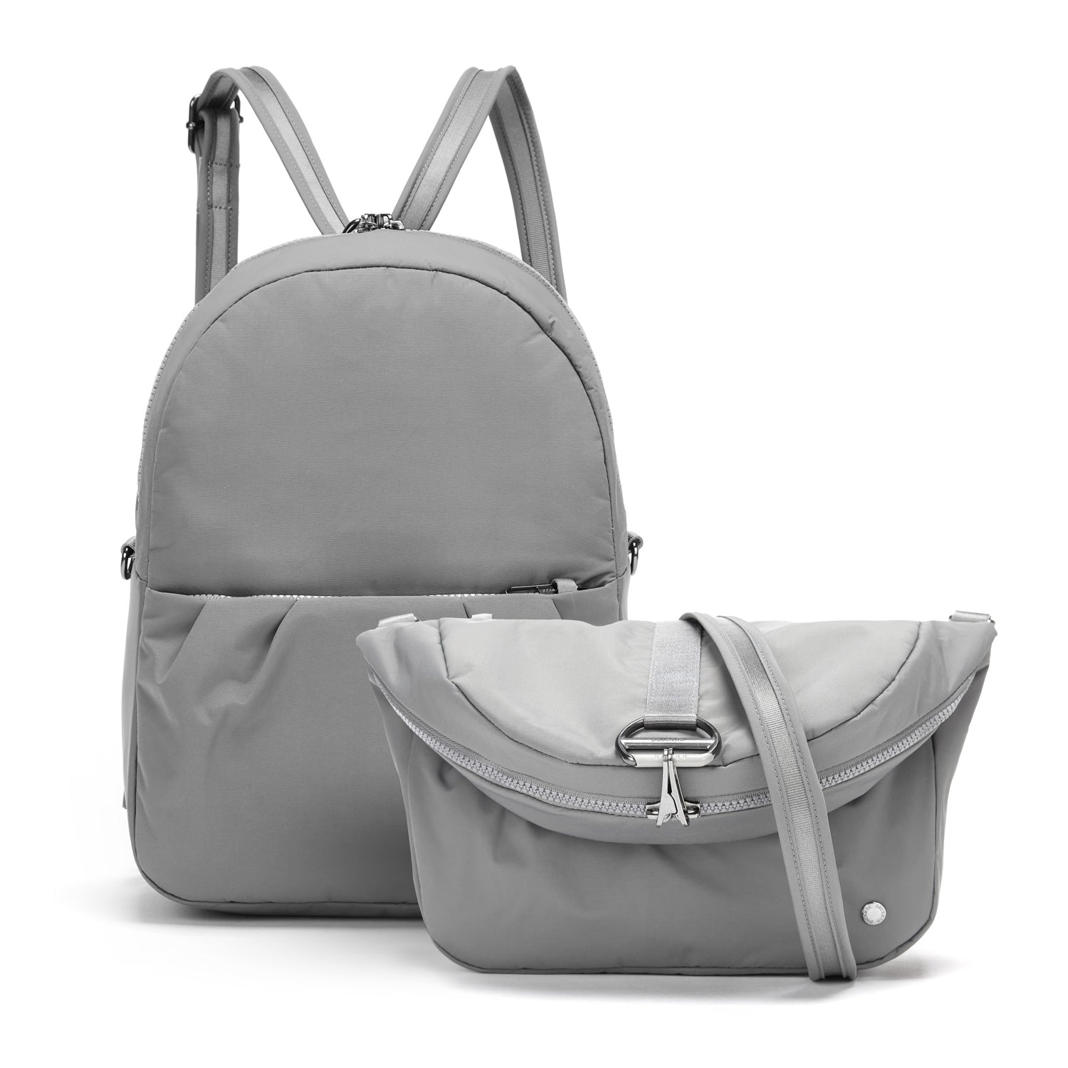 Pacsafe Citysafe CX Convertible Anti-Theft Backpack (Econyl Gravity Gray)