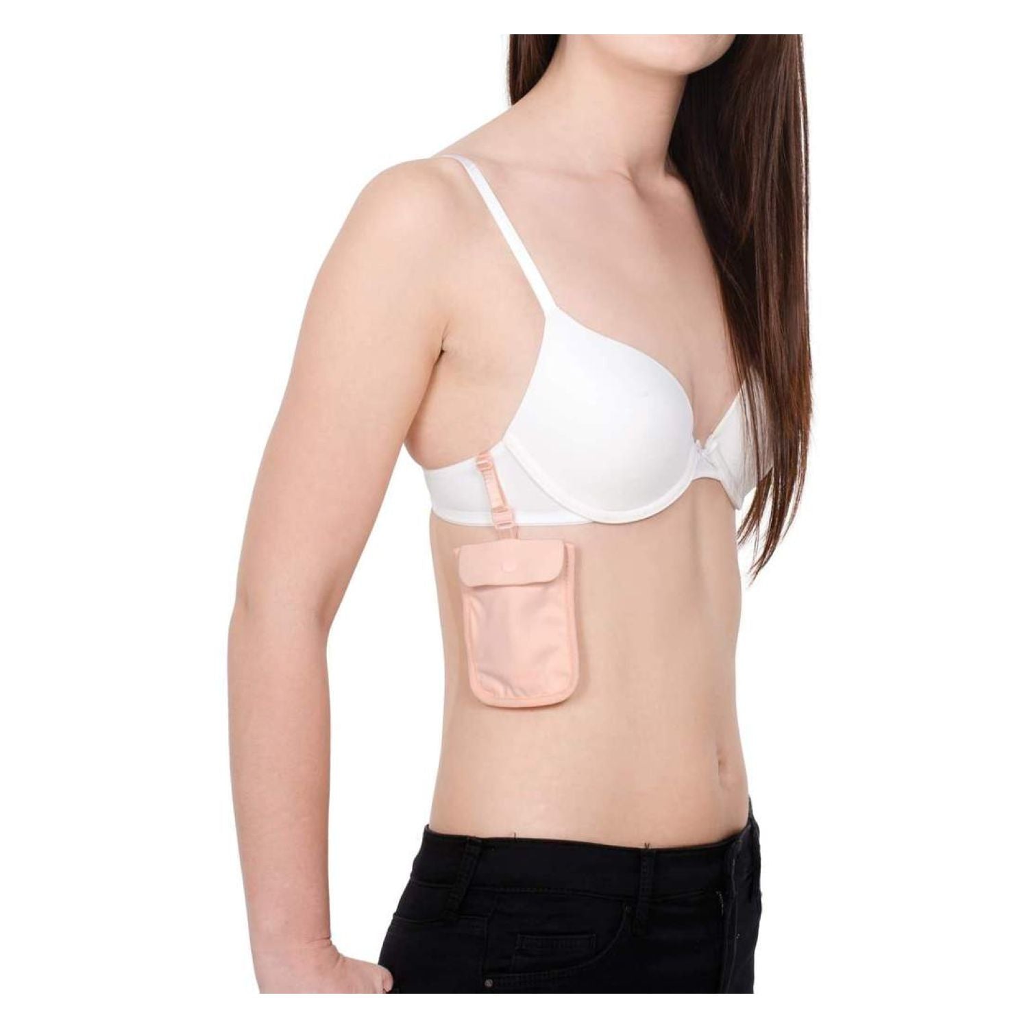 Pacsafe Coversafe S25 Secret Travel Bra Pouch (Orchid Pink)