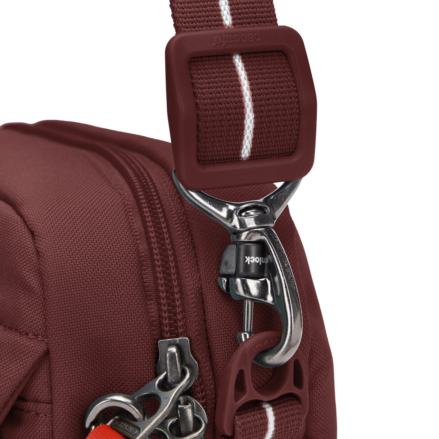 Pacsafe Go Anti-Theft Crossbody Bag (Garnet Red)