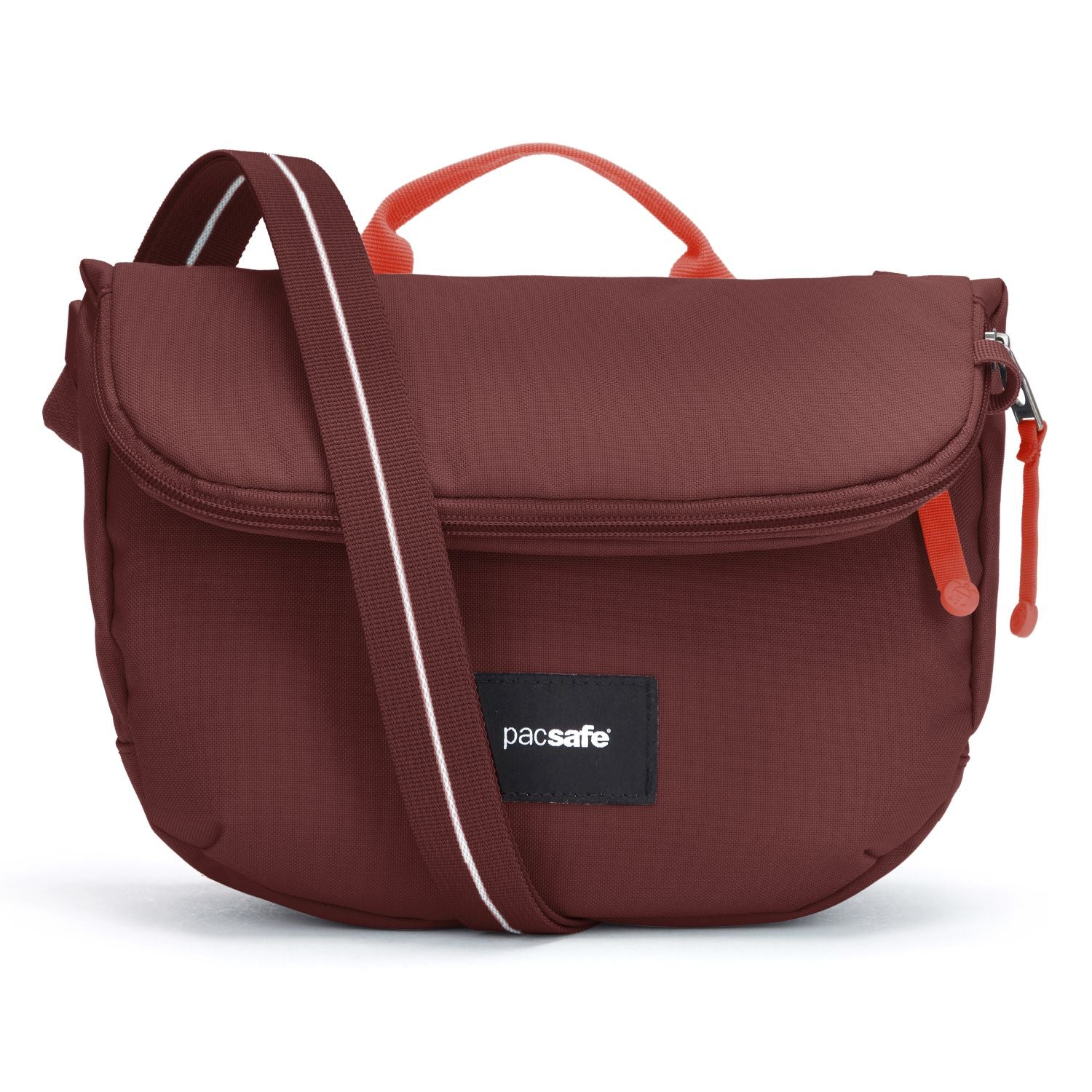 Pacsafe Go Anti-Theft Saddle Crossbody Bag (Garnet Red)