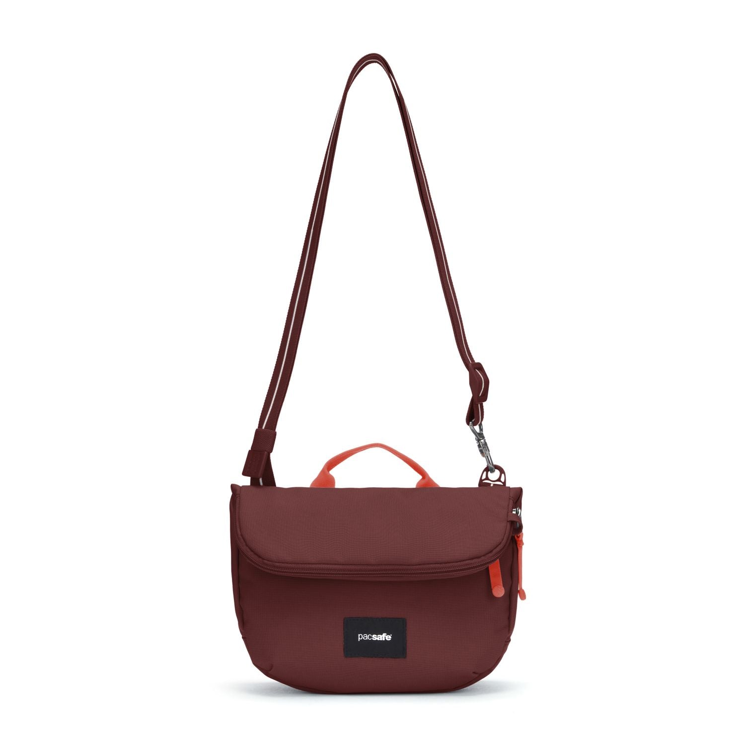 Pacsafe Go Anti-Theft Saddle Crossbody Bag (Garnet Red)
