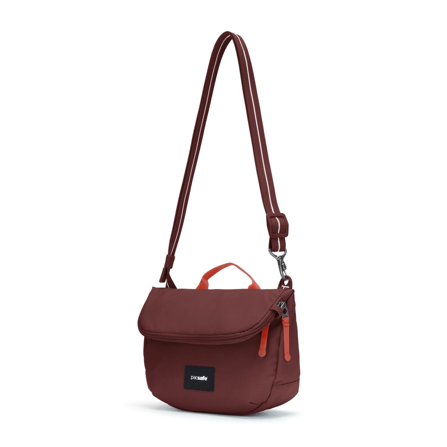 Pacsafe Go Anti-Theft Saddle Crossbody Bag (Garnet Red)