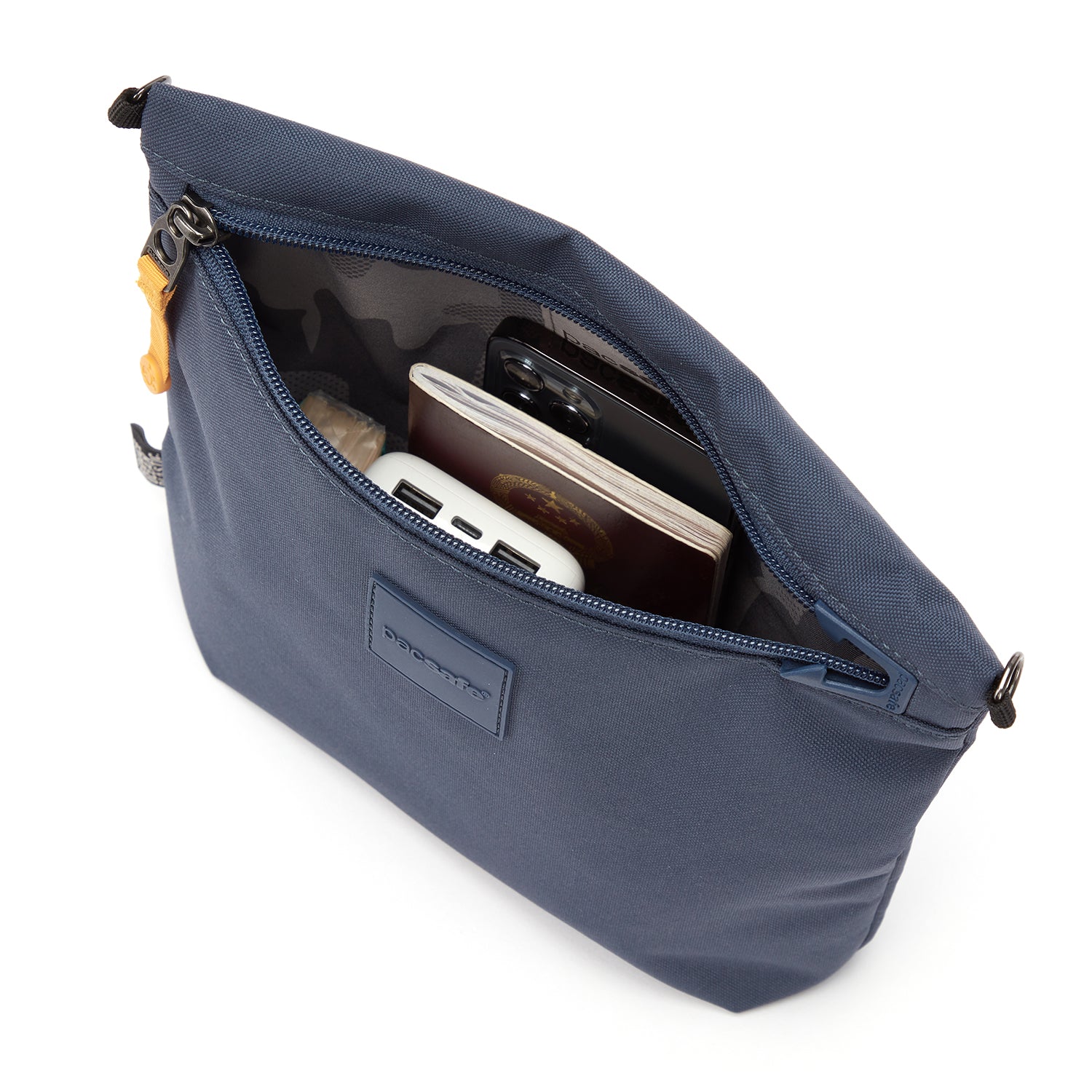 Pacsafe Go Anti-Theft Crossbody Pouch (Coastal Blue)