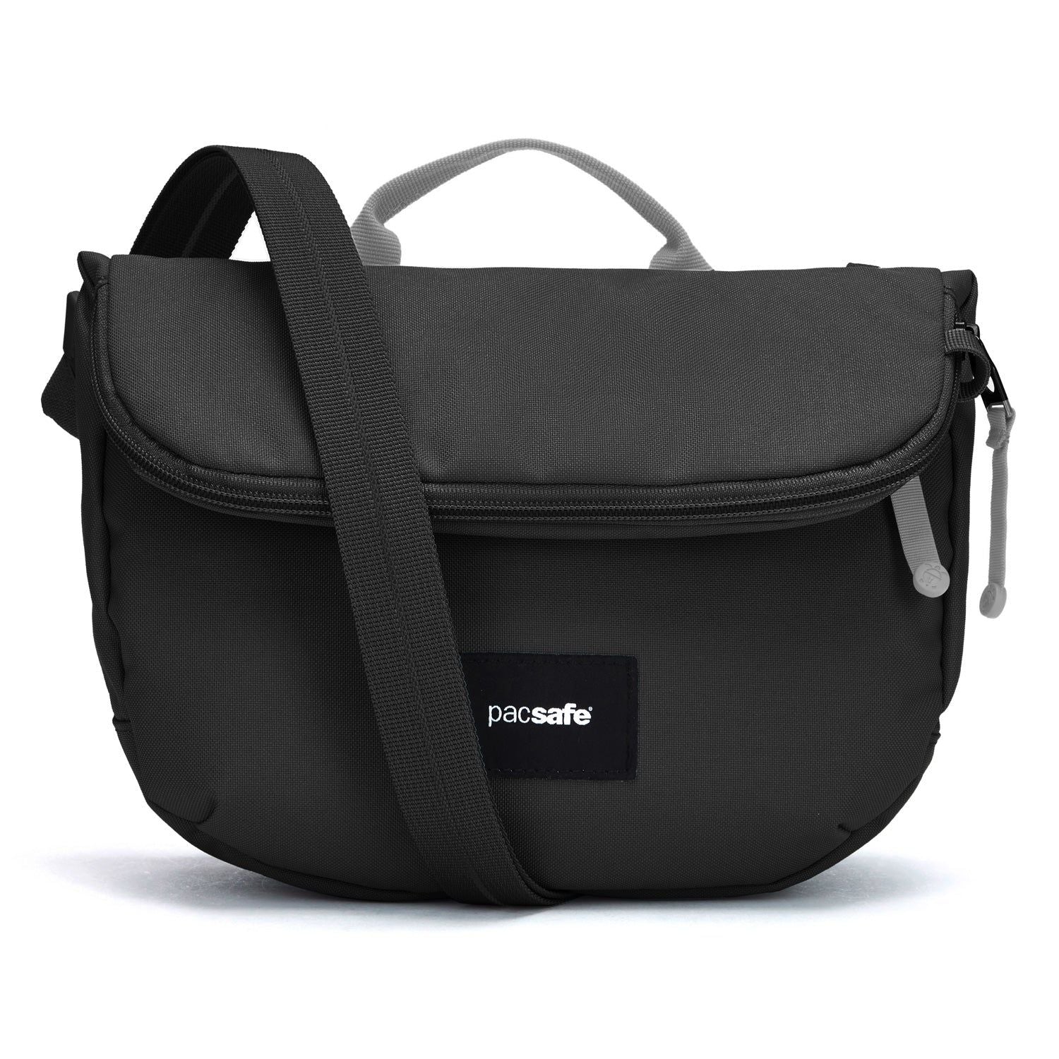 Pacsafe Go Anti-Theft Saddle Crossbody Bag (Jet Black)