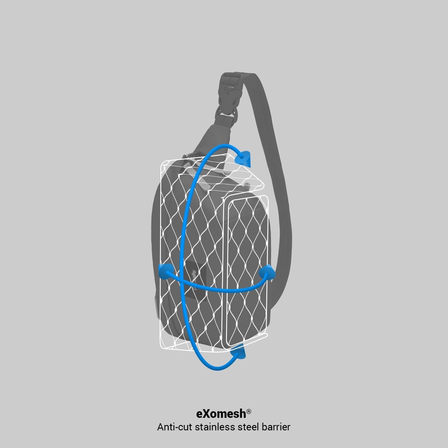 Pacsafe Go Anti-Theft Sling Pack (Jet Black)