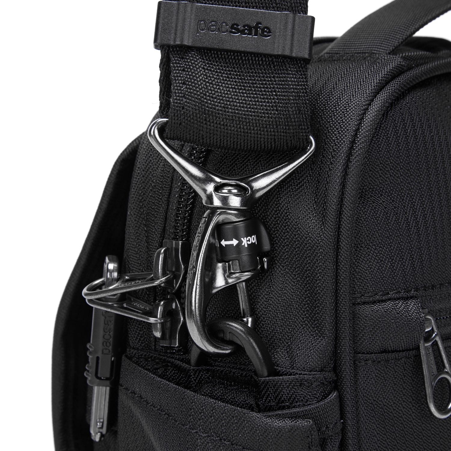 Pacsafe Metrosafe LS200 Anti-Theft Crossbody (Econyl Black)