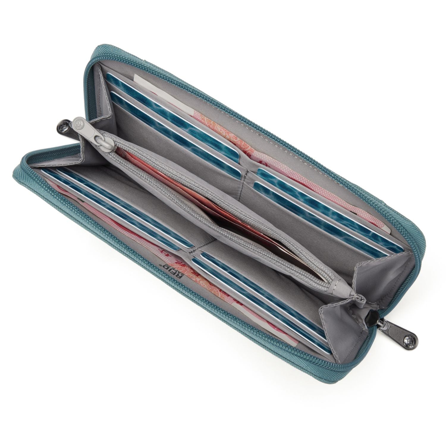 Pacsafe RFIDsafe Continental Wallet - Fresh Mint