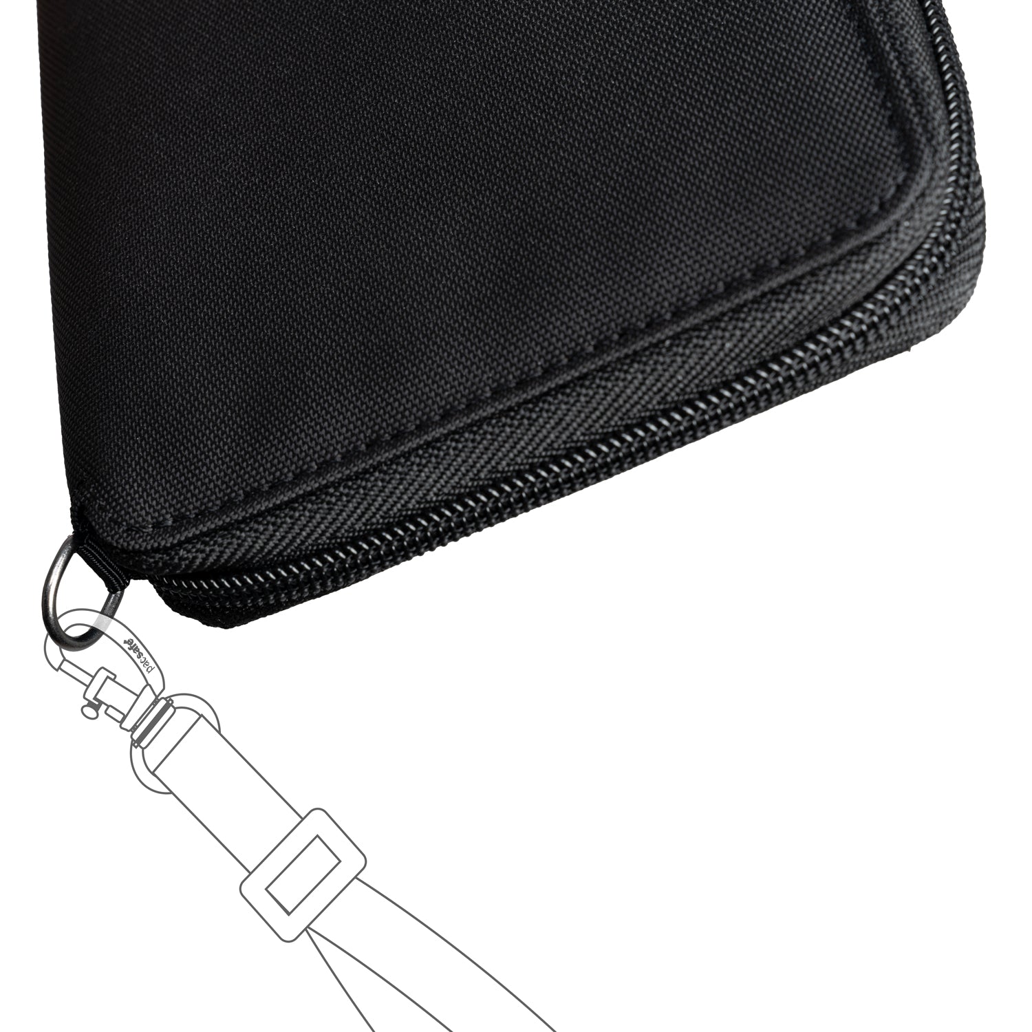Pacsafe RFIDsafe Travel Wallet - Black