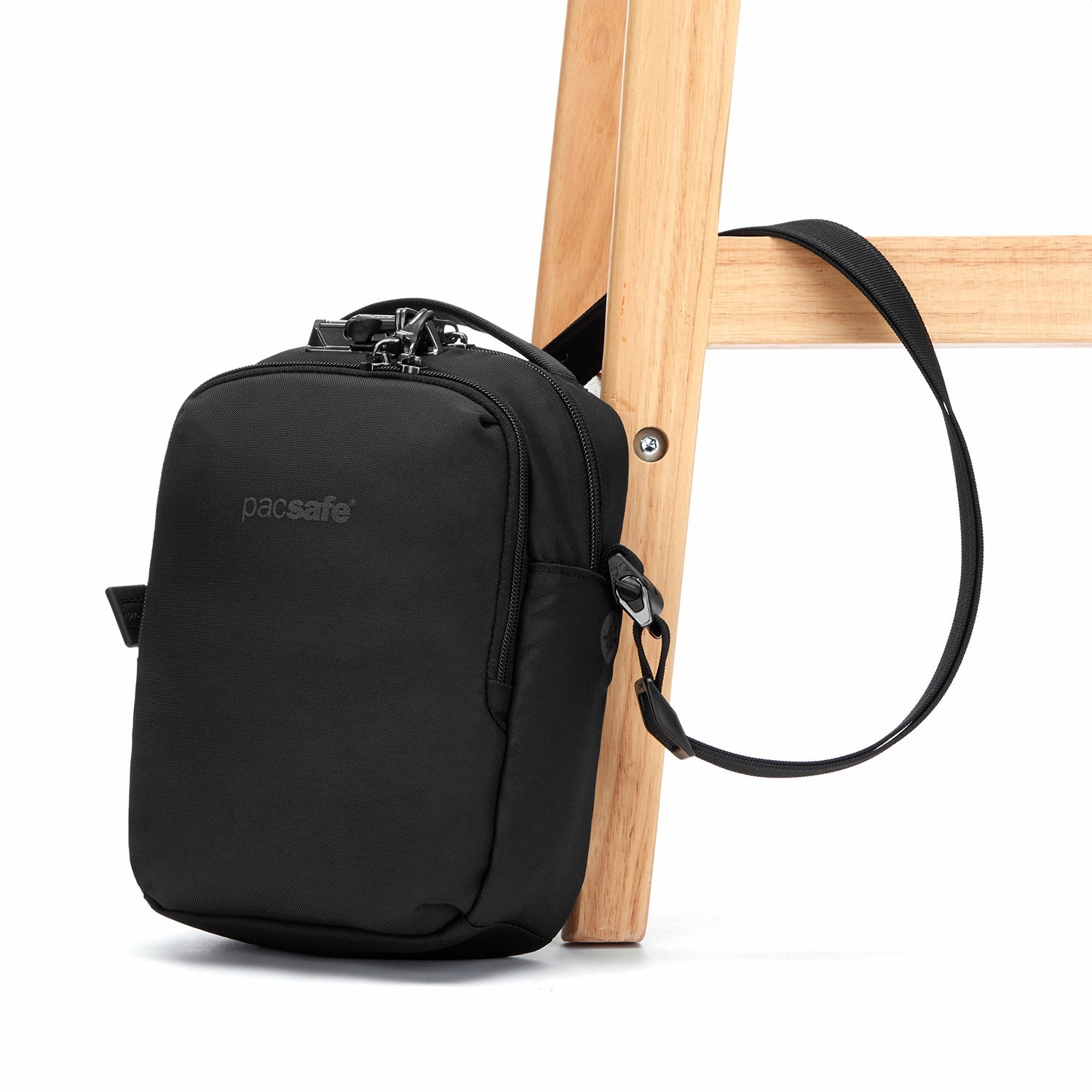 Pacsafe V Anti-Theft Companion Crossbody (Jet Black)