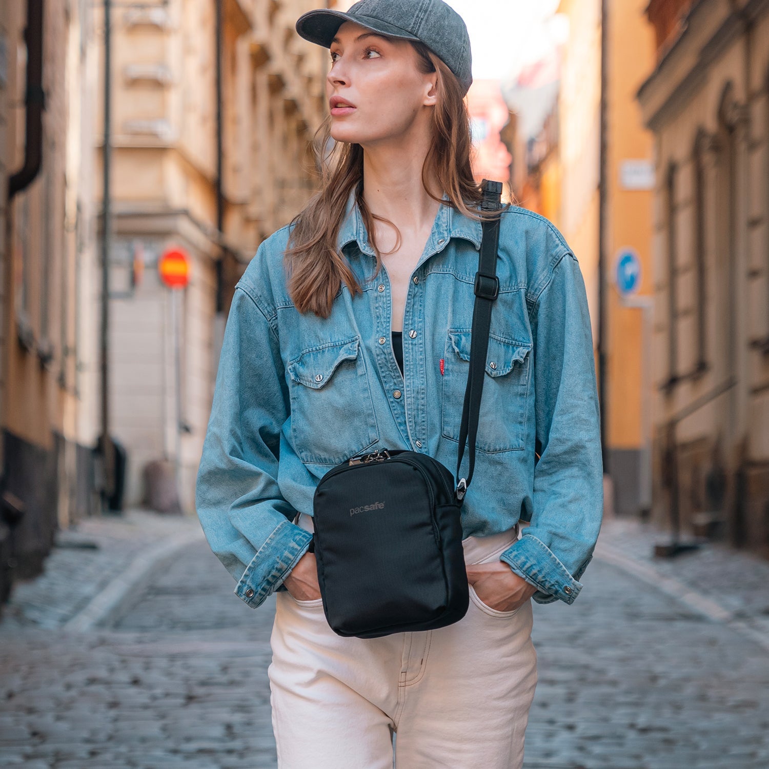 Pacsafe V Anti-Theft Companion Crossbody (Ocean)