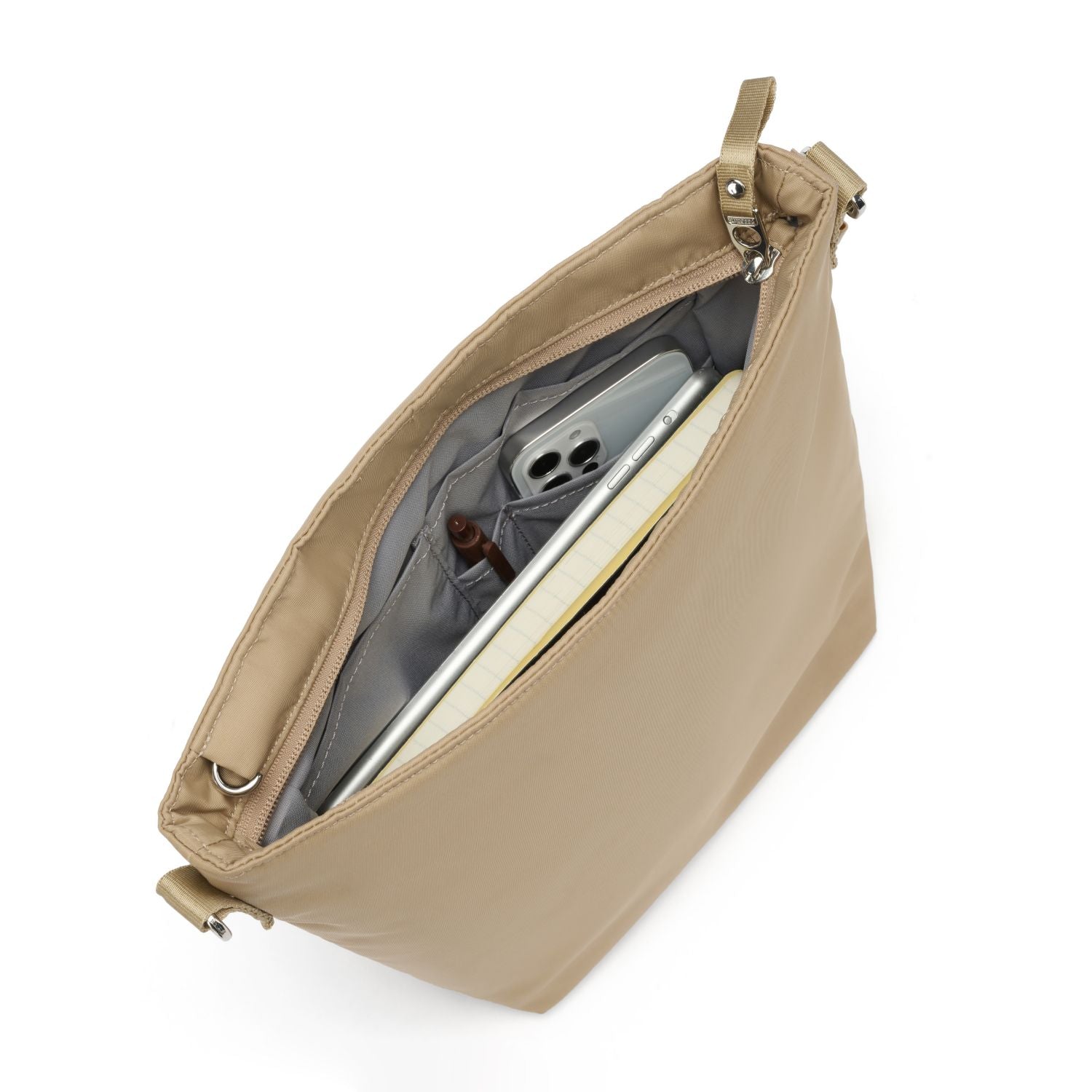 Pacsafe W Crossbody - Taupe