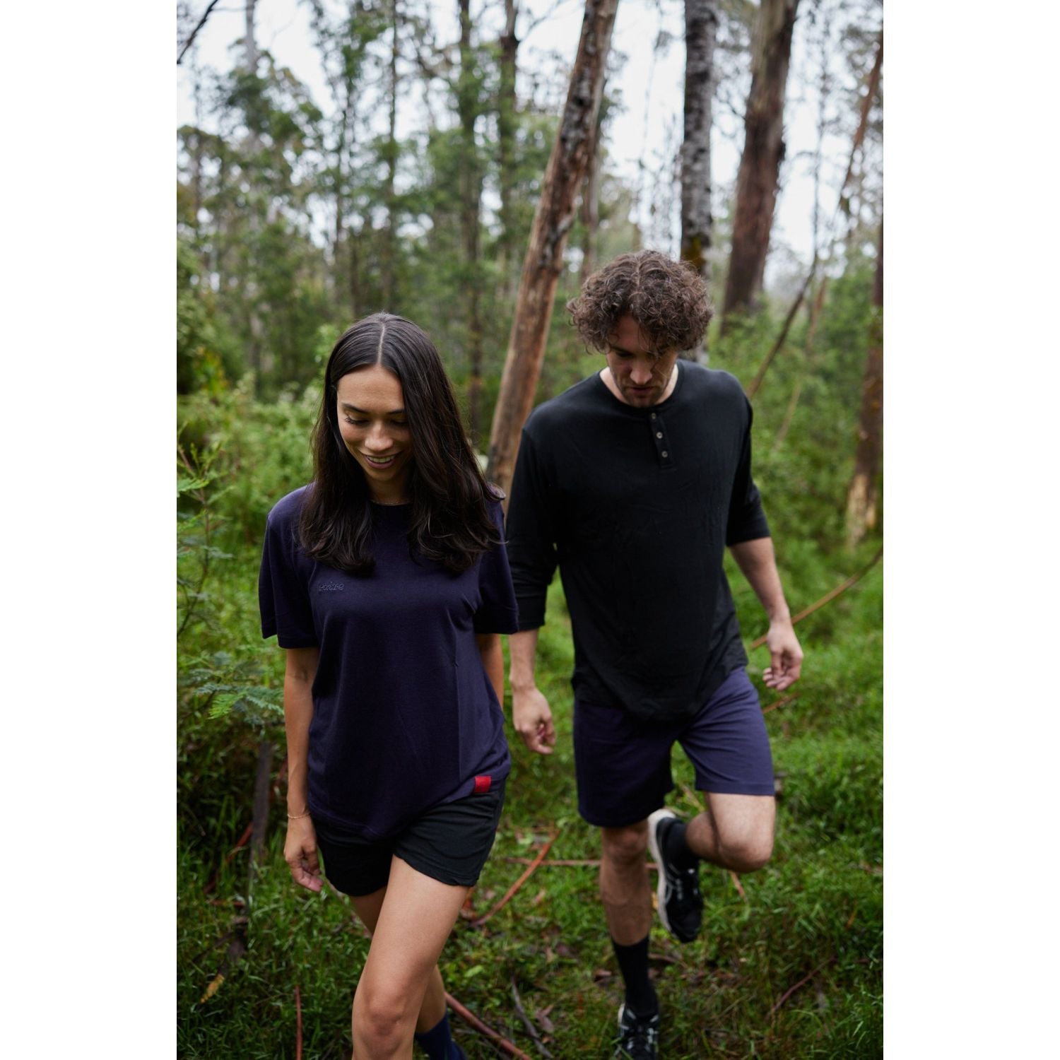 Paire Merino Wool-Blend T-Shirt Unisex (Black) - S