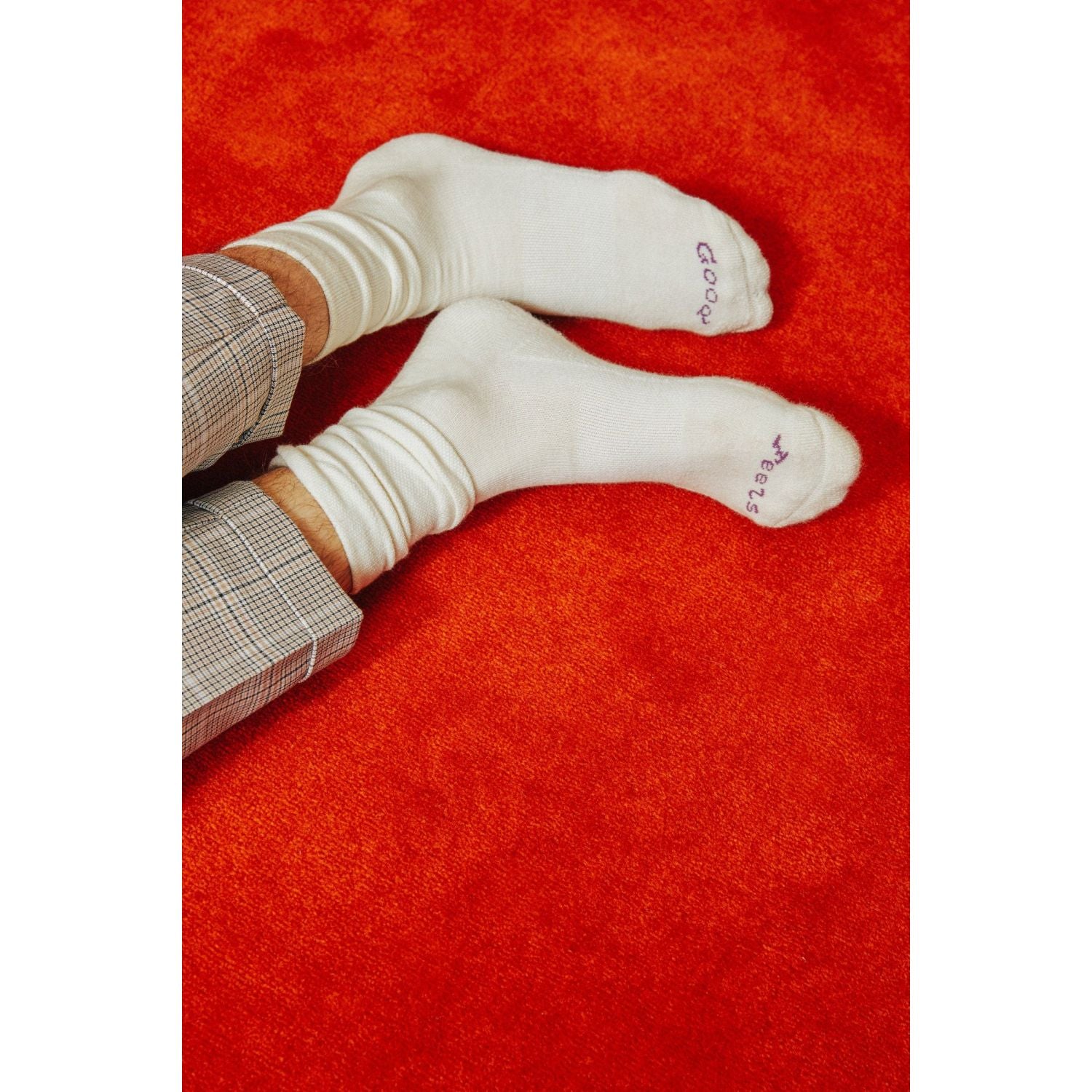 Paire Merino Wool-Blend Calf Sock (Fog) - L