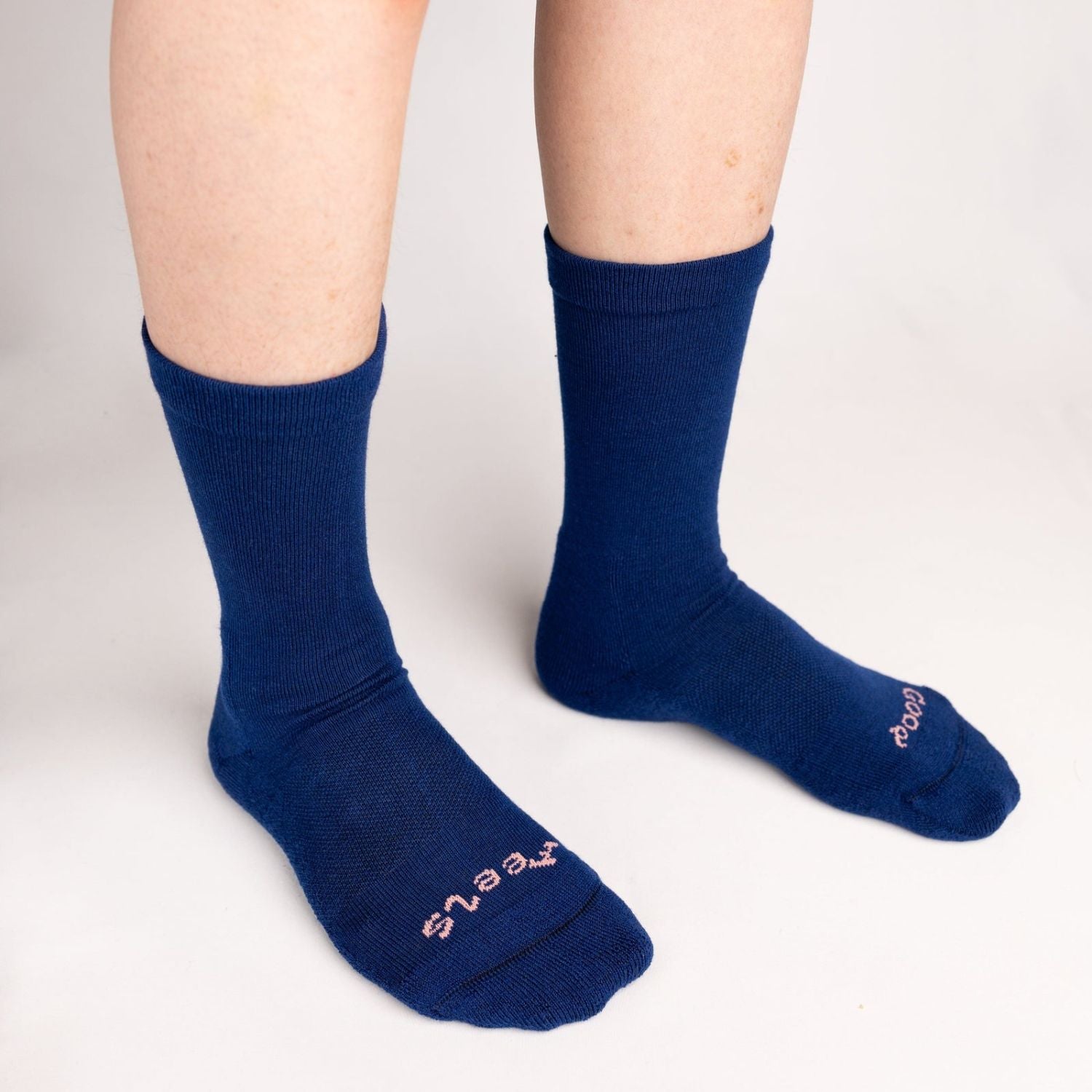 Paire Merino Wool-Blend Loose Top Calf Sock (Stormy Blue) - S
