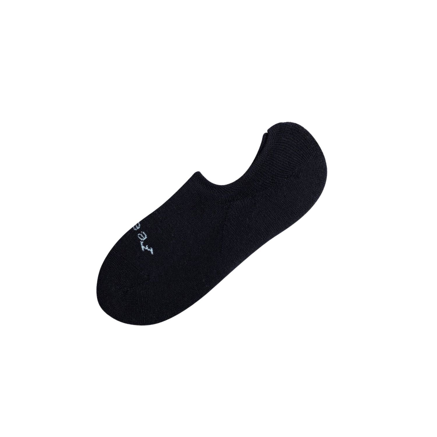 Paire Merino Wool-Blend No-Show Sock (Black) - M