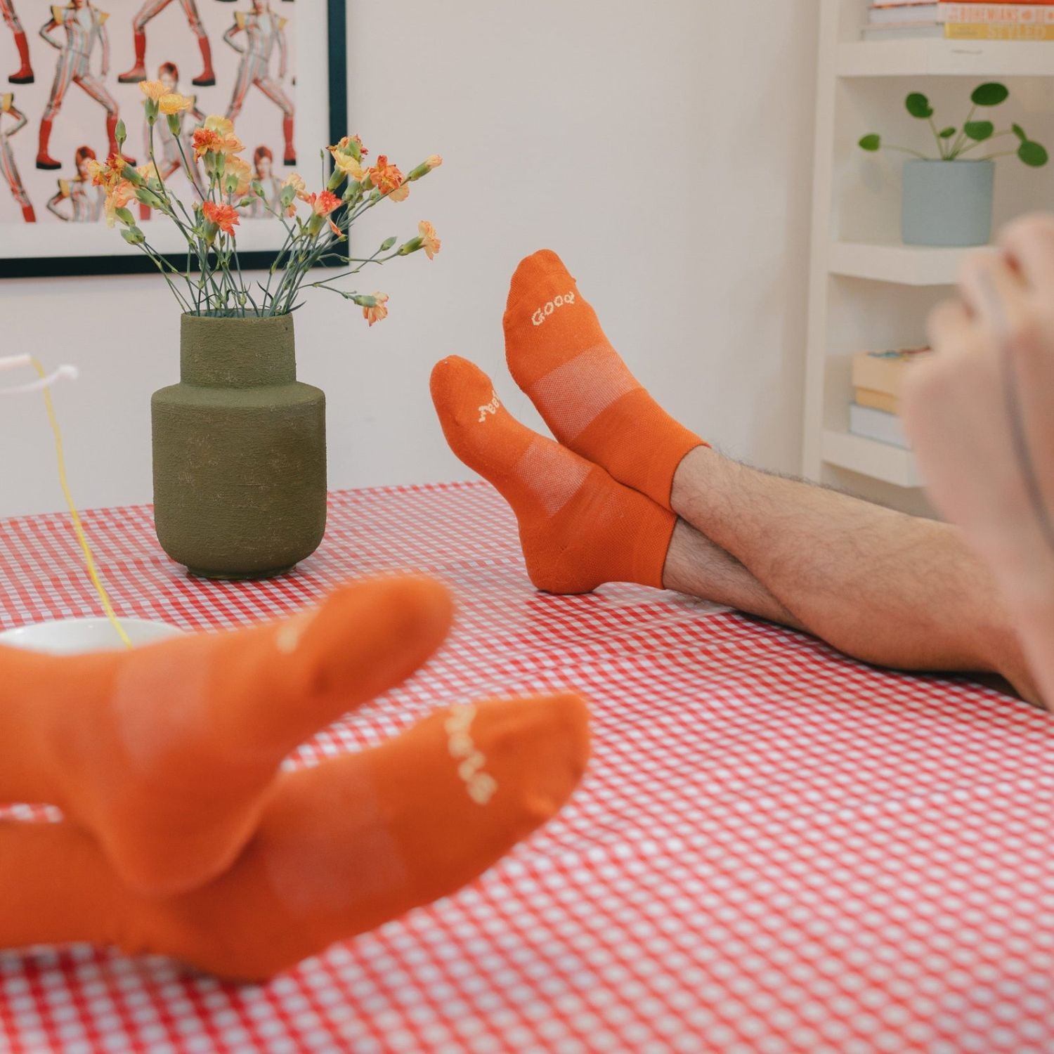 Paire Merino Wool-Blend Quarter Sock (Snow) - M