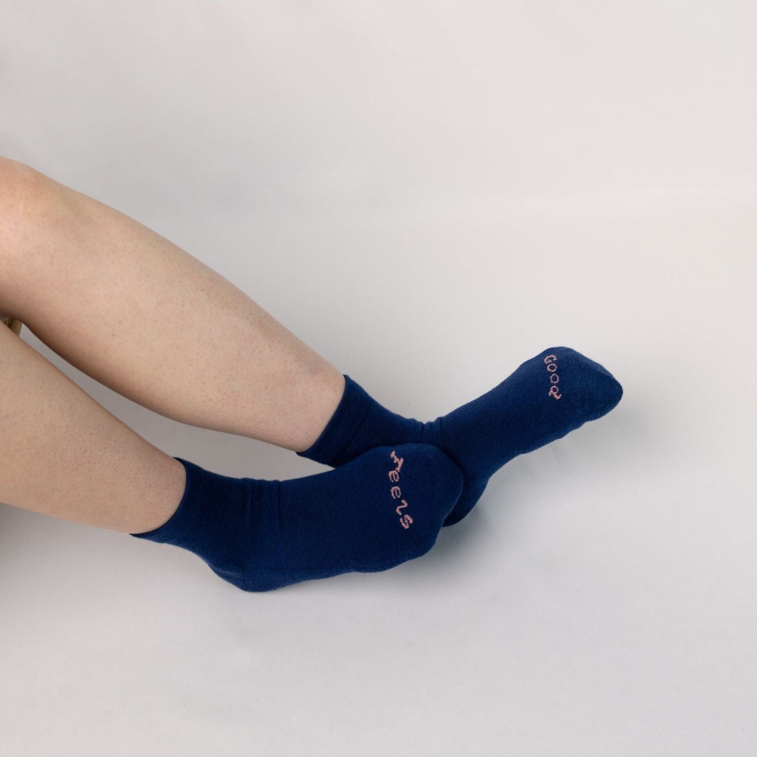 Paire Merino Wool-Blend Quarter Sock (Stormy Blue) - L