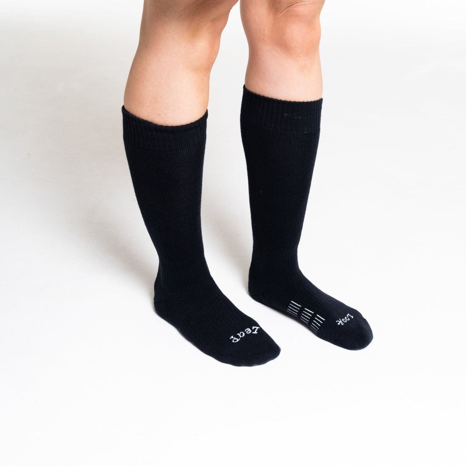 Paire Merino Wool-Blend Snow Sport Sock (Black) - M