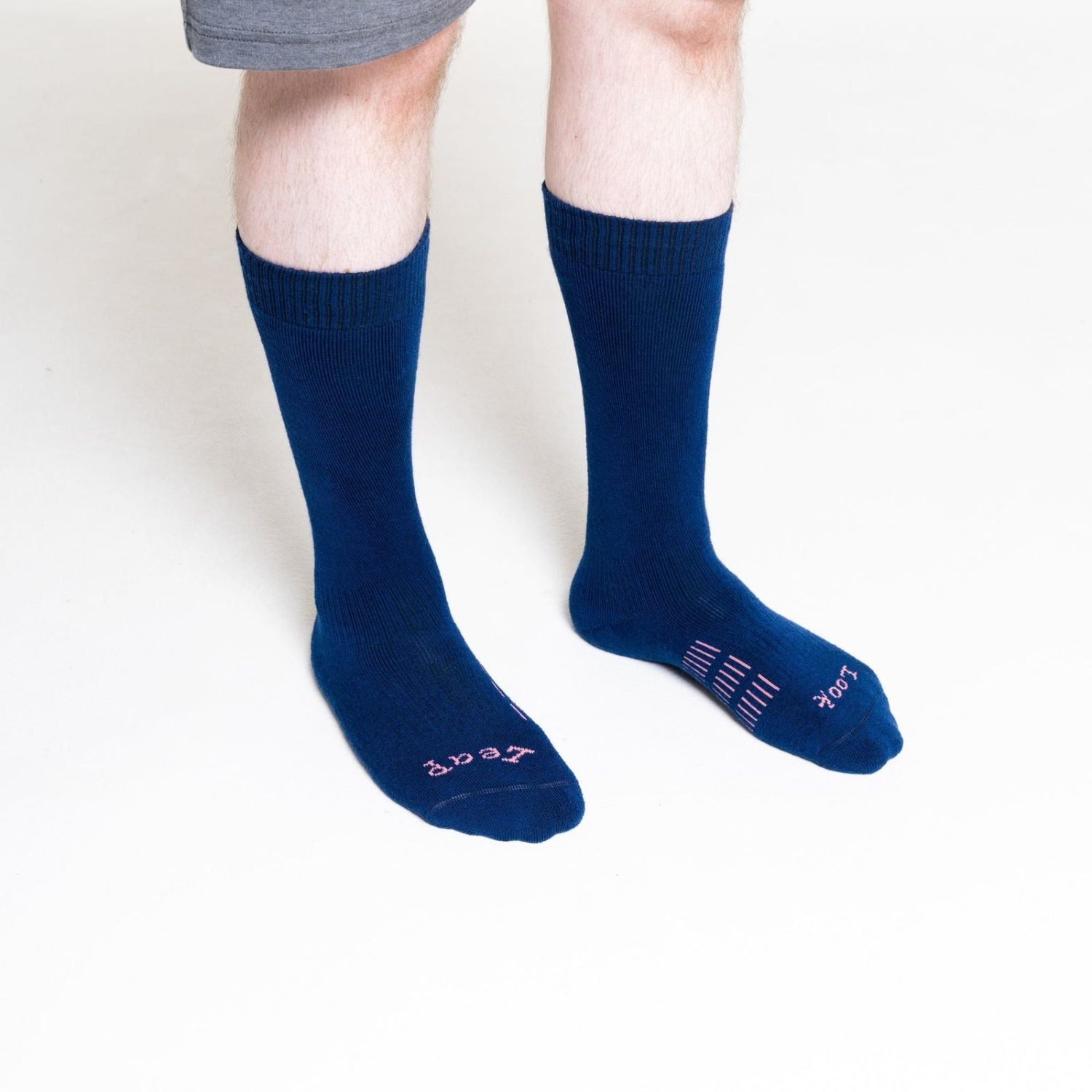 Paire Merino Wool-Blend Snow Sport Sock (Stormy Blue) - L
