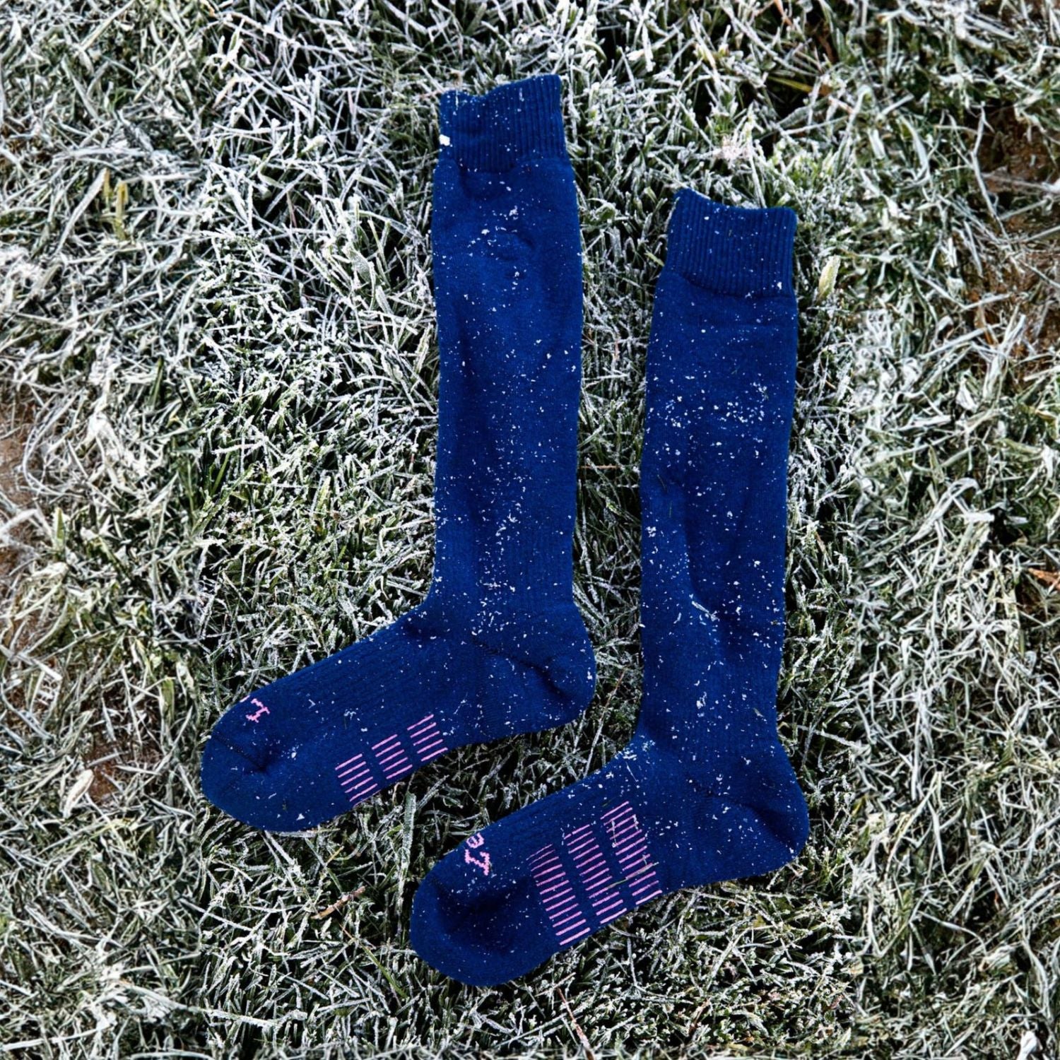 Paire Merino Wool-Blend Snow Sport Sock (Stormy Blue) - L