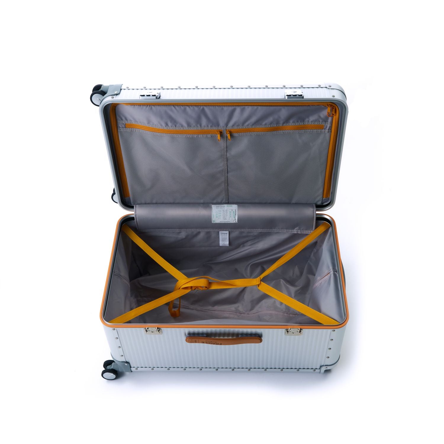 RAWROW R Trunk Aluminium 108L/28'' Large Luggage (Silver)