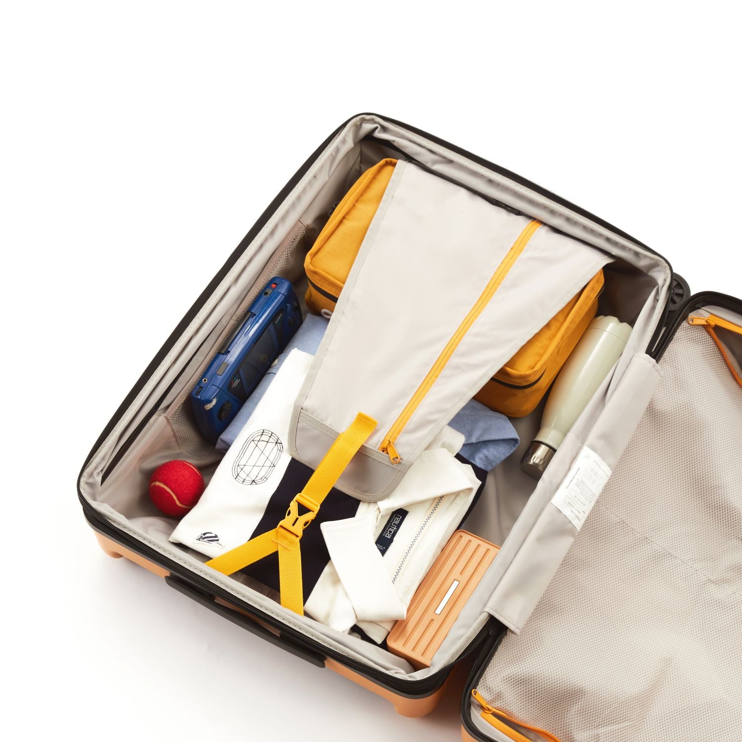 RAWROW R Trunk Lite Ep.2 37L/20'' Expandable Carry On Luggage (Mustard)