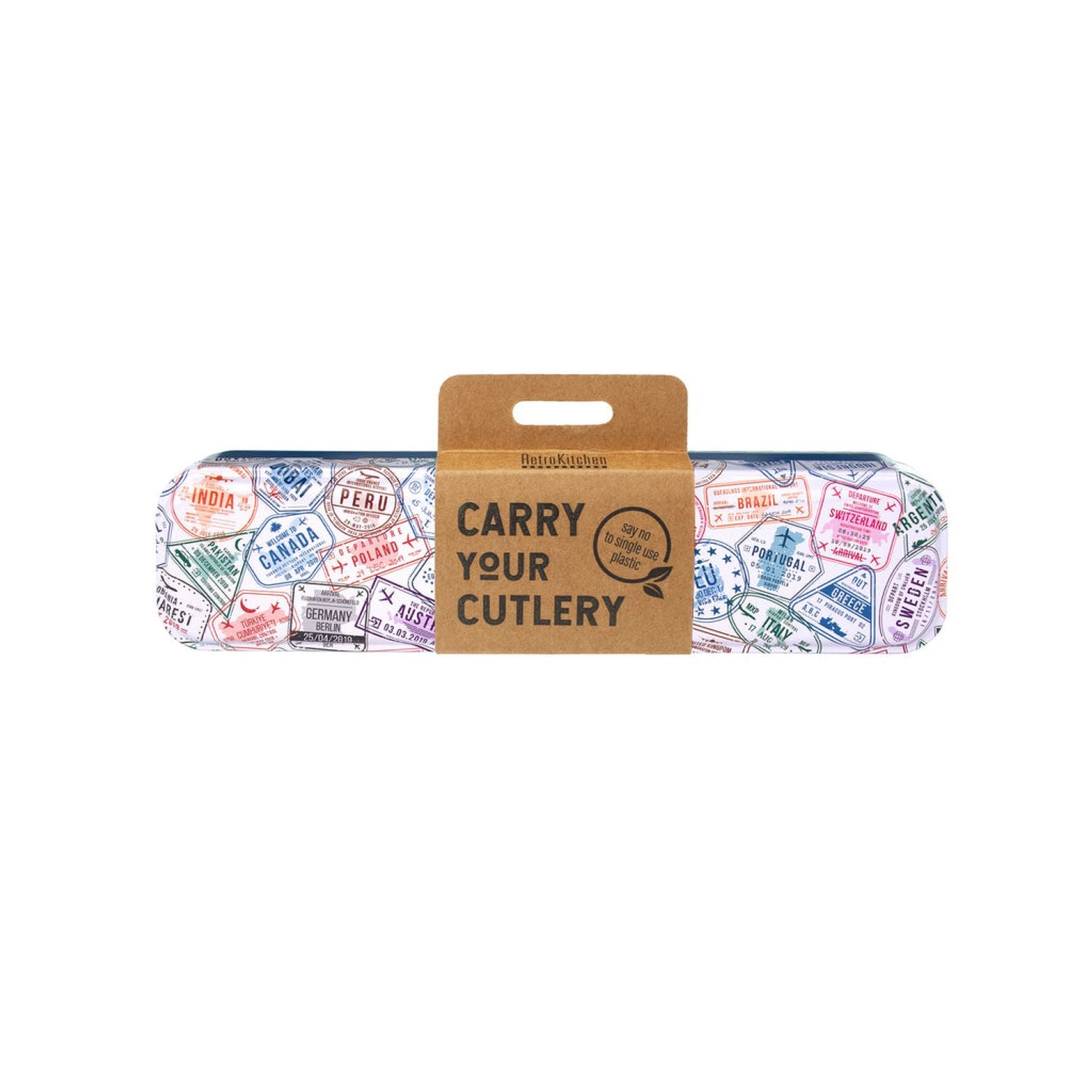 Retrokitchen CYC Cutlery Set (Passport Stamps)