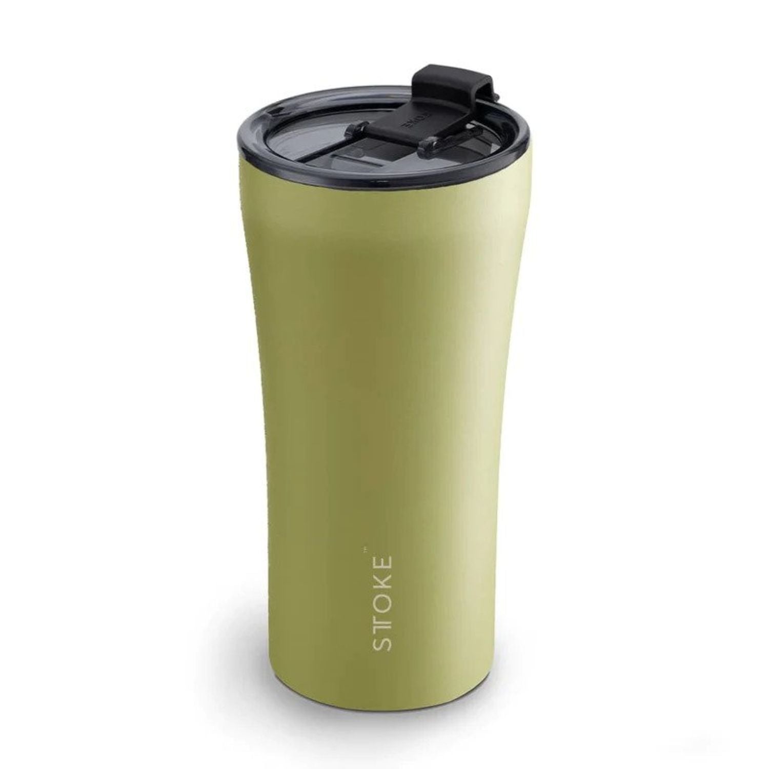 STTOKE Limited Edition Leakproof Ceramic Insulated Cup Powder Coating 16oz - Heather Green