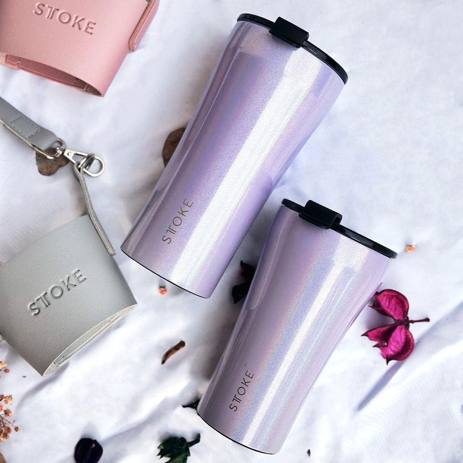 STTOKE Leakproof Ceramic Insulated Cup 12oz - Unicorn Purple