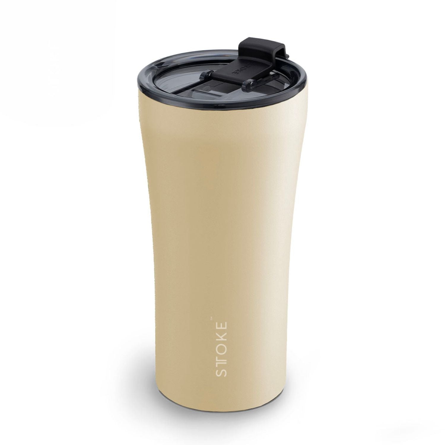 STTOKE Limited Edition Leakproof Ceramic Insulated Cup Powder Coating 16oz - Dune Yellow