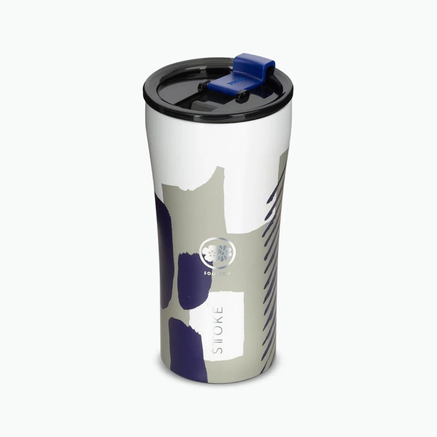 STTOKE x SOU•SOU Leakproof Ceramic Insulated Cup 16oz - Patches