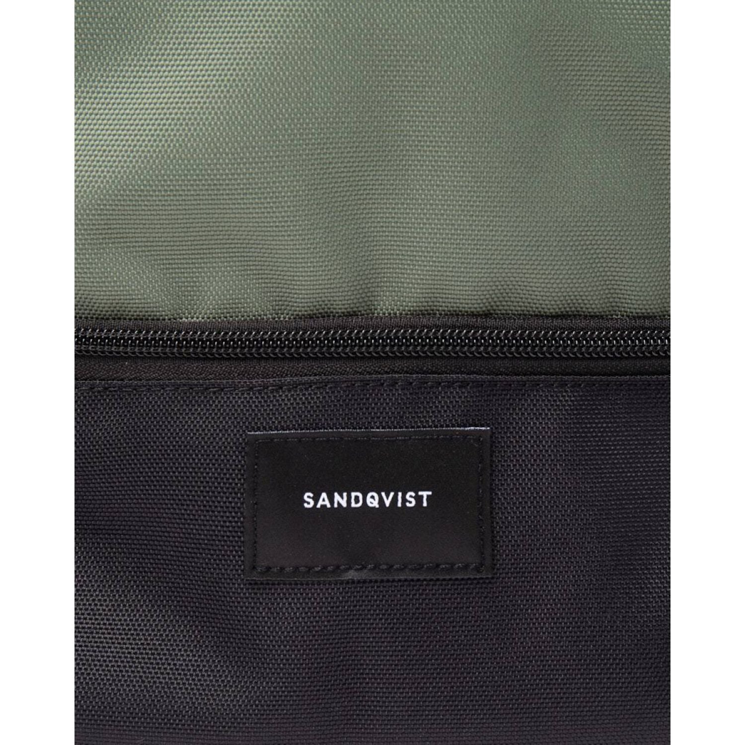 Sandqvist Alde Backpack - Multi Clover Green