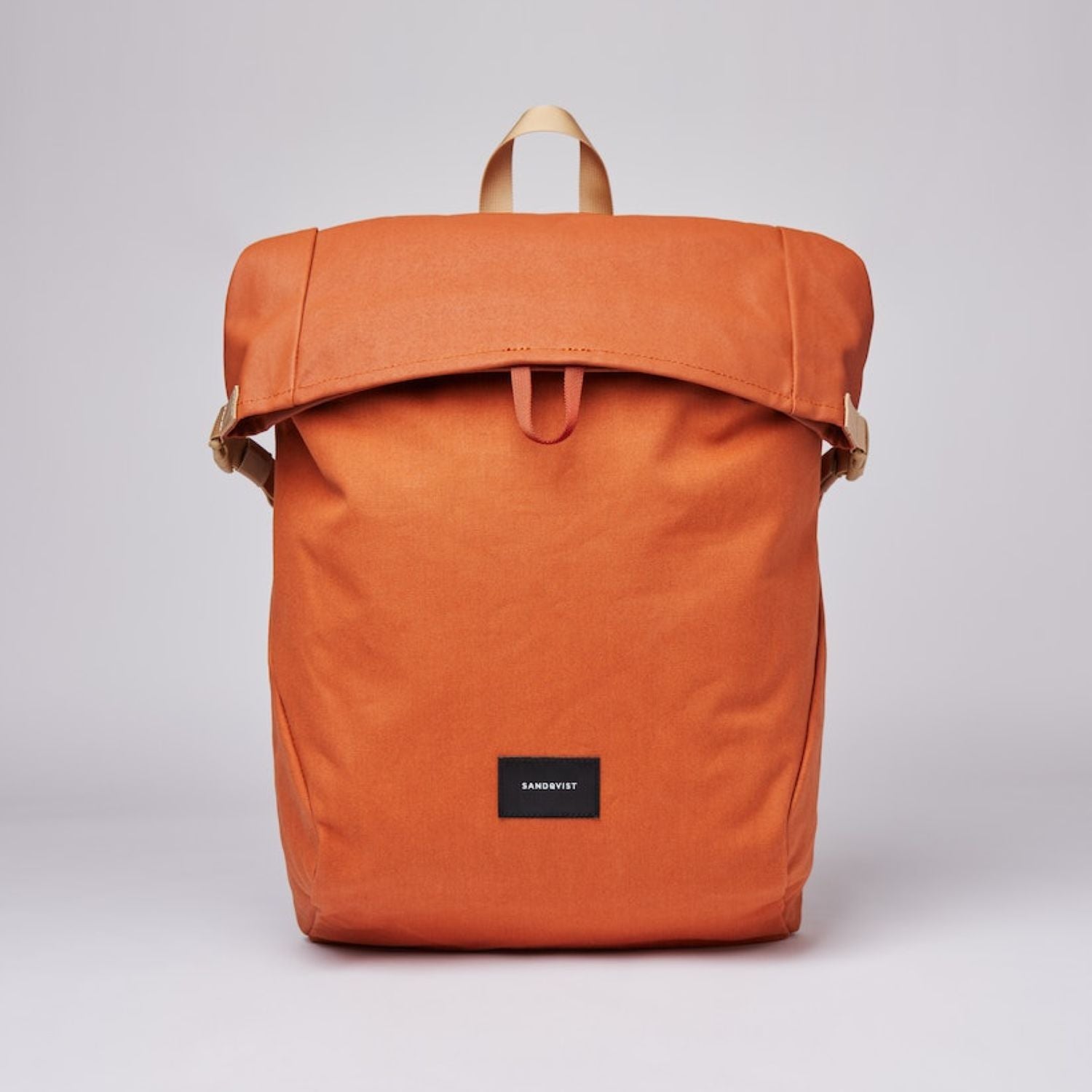 Sandqvist Alfred Backpack Orange/Beige – The Planet Traveller