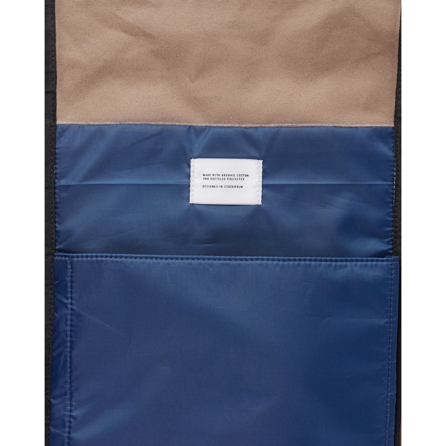 Sandqvist Dante Backpack - Fossil W/ Black Leather