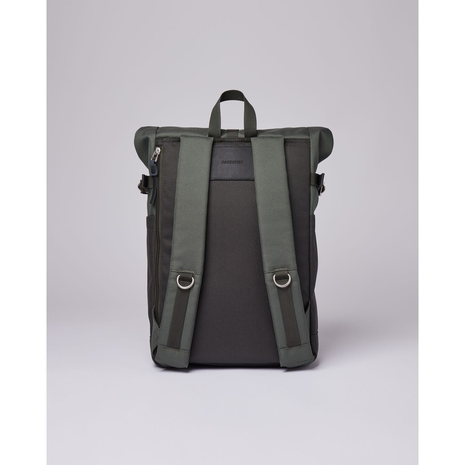 Sandqvist Ilon Backpack - Multi Green W/ Black Leather
