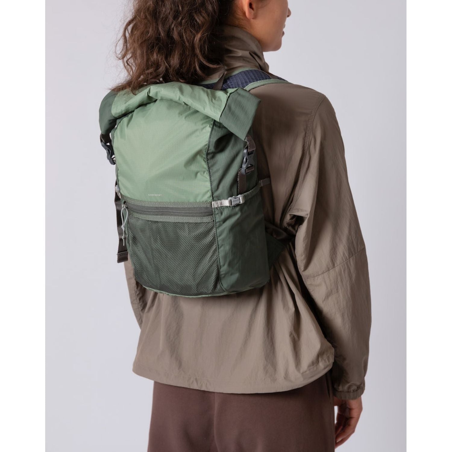 Sandqvist Noa Backpack - Multi Lichen Green
