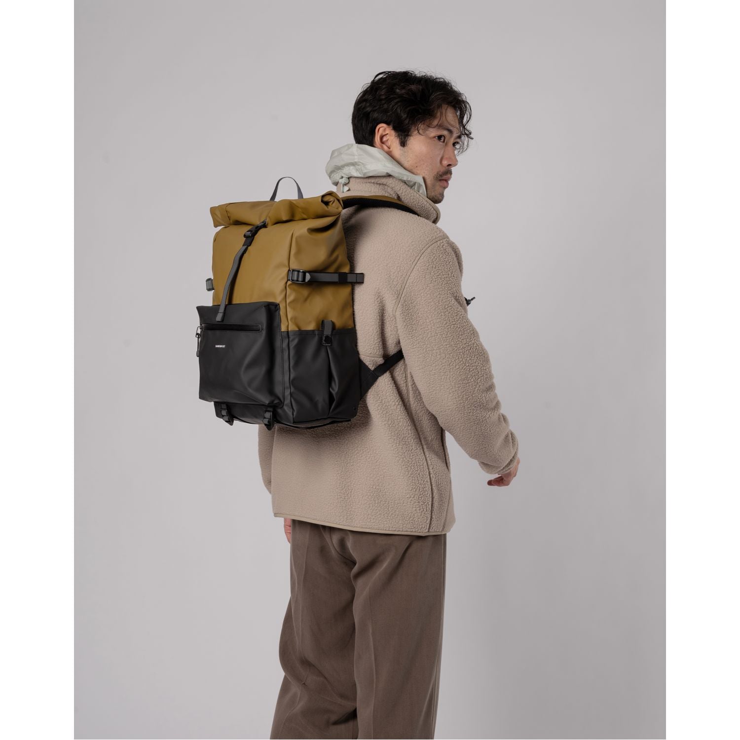 Sandqvist Ruben 2.0 Backpack - Multi Marsh Yellow