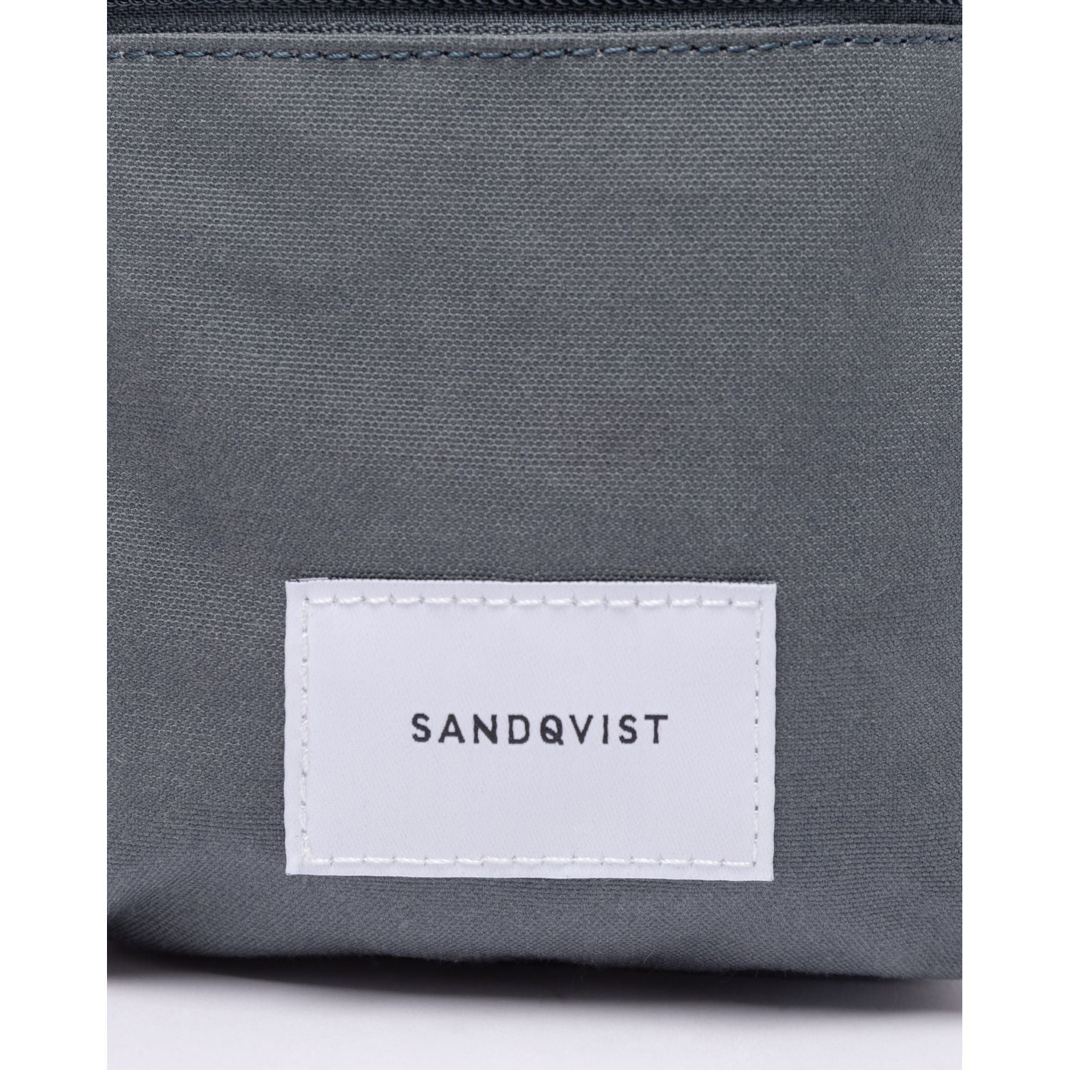 Sandqvist Sixten Vegan Shoulder Bag - Dark Slate W/ Navy Webbing