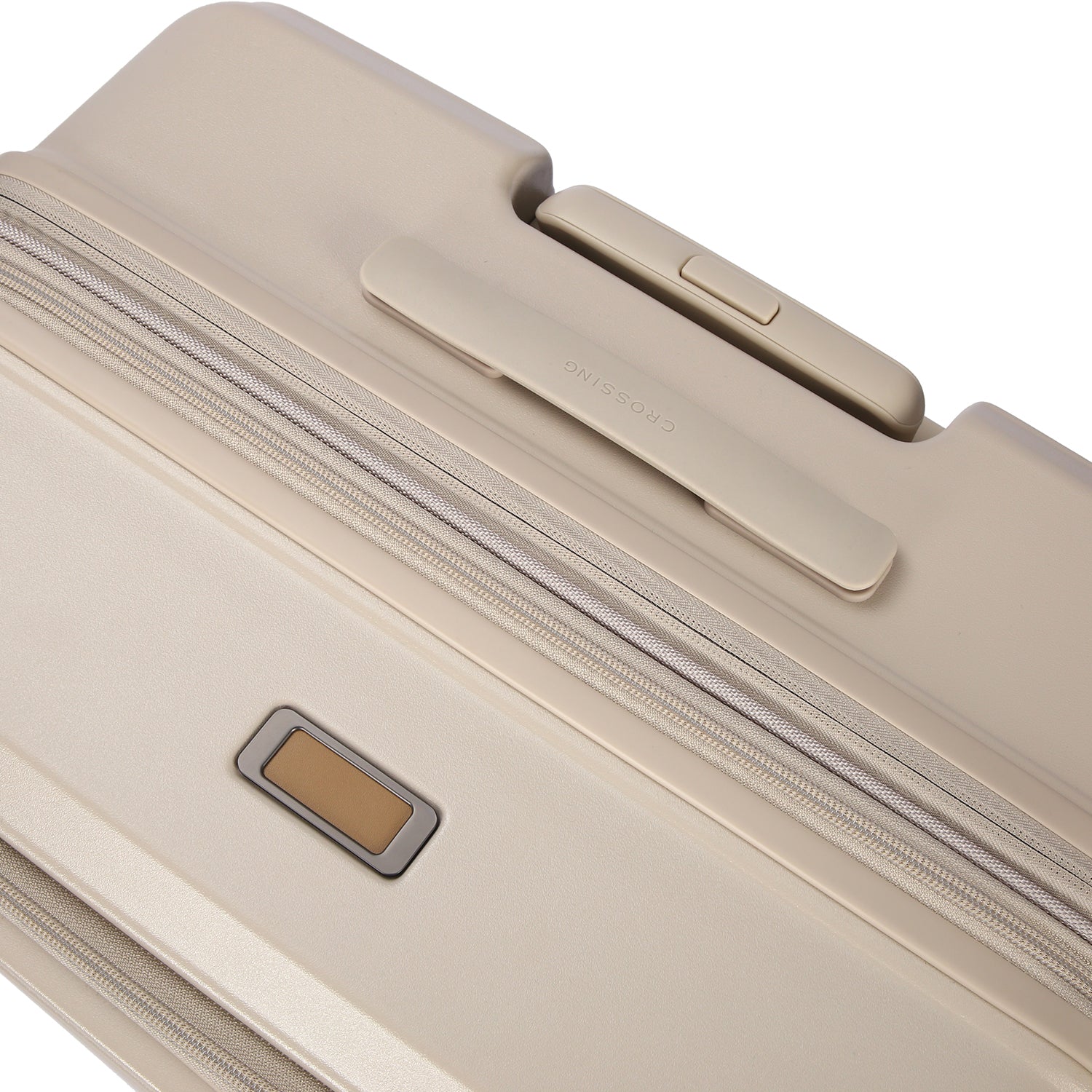 CROSSING INVI 25" Medium Expandable Luggage With Front & Middle Access V3 - Sandwhite