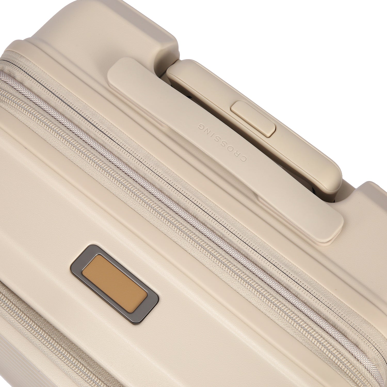 CROSSING INVI 20" Carry On Expandable Luggage With Front & Middle Access V3 - Sandwhite