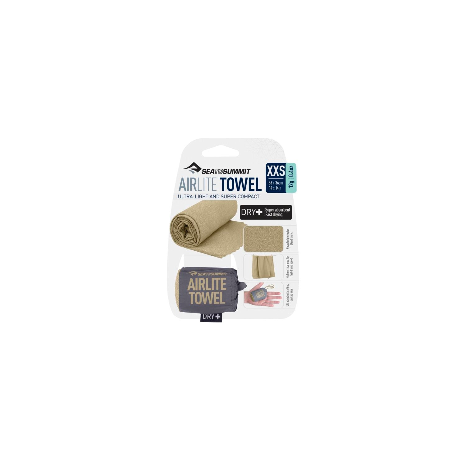 Sea To Summit Airlite Towel X Small (Desert)