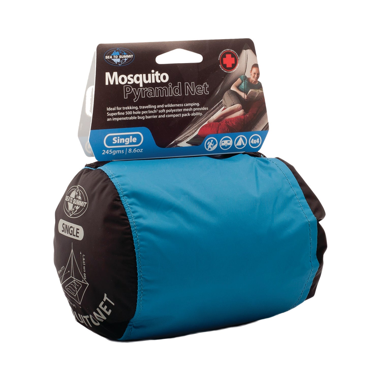 Sea To Summit Mosquito Net (Single) (Black)