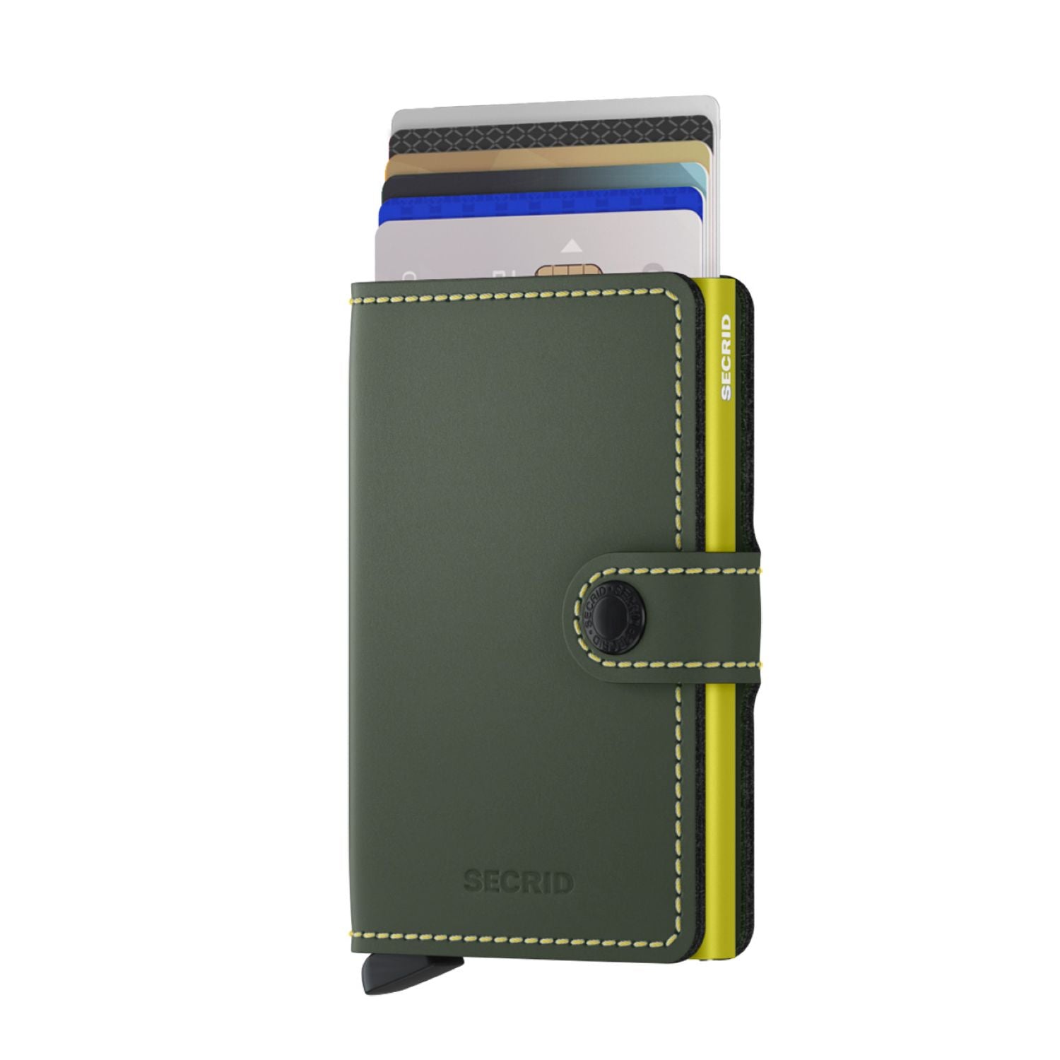 Secrid Miniwallet -  Matte Green & Lime