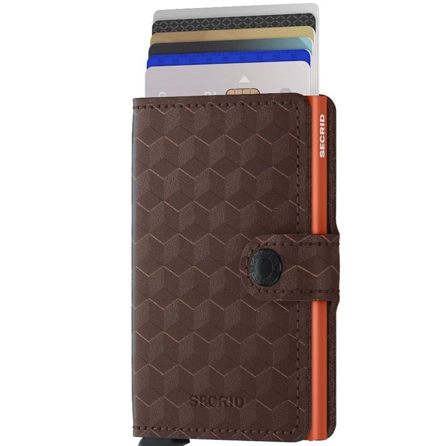 Secrid Miniwallet -  Optical Brown-Orange