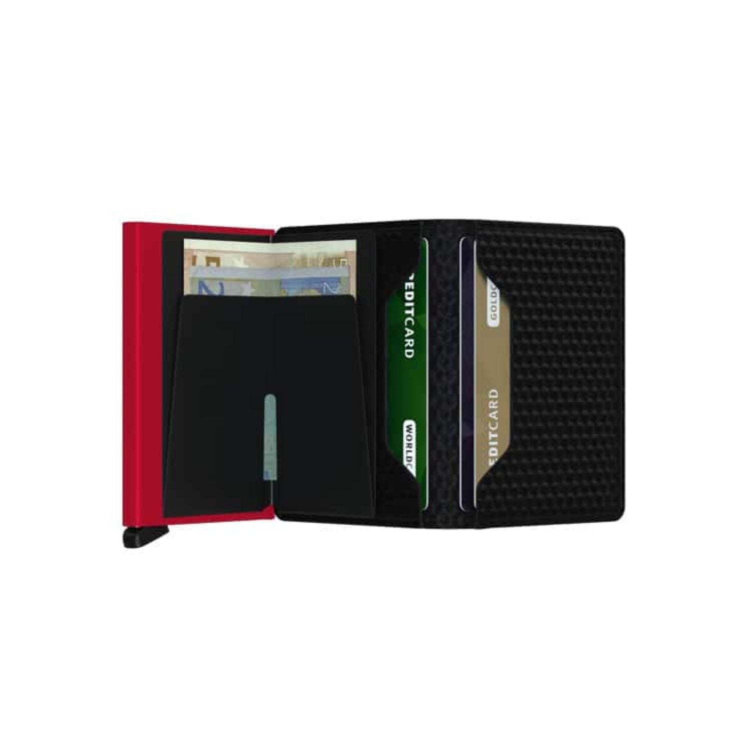 Secrid Slimwallet - Cubic Black-Red